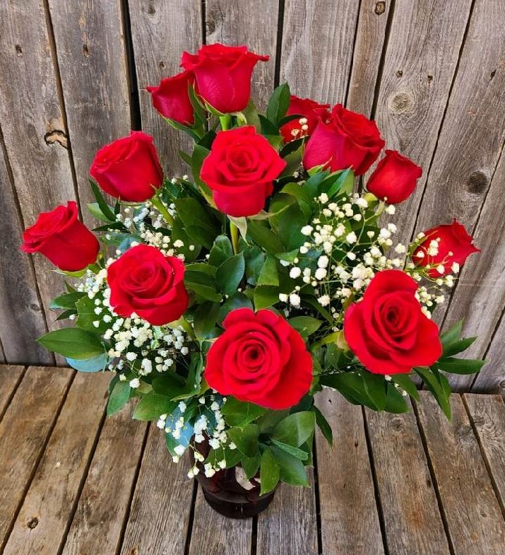 An Elegant Dozen Red Roses ⋆ Judy's Village Flowers ⋆ Foxboro MA