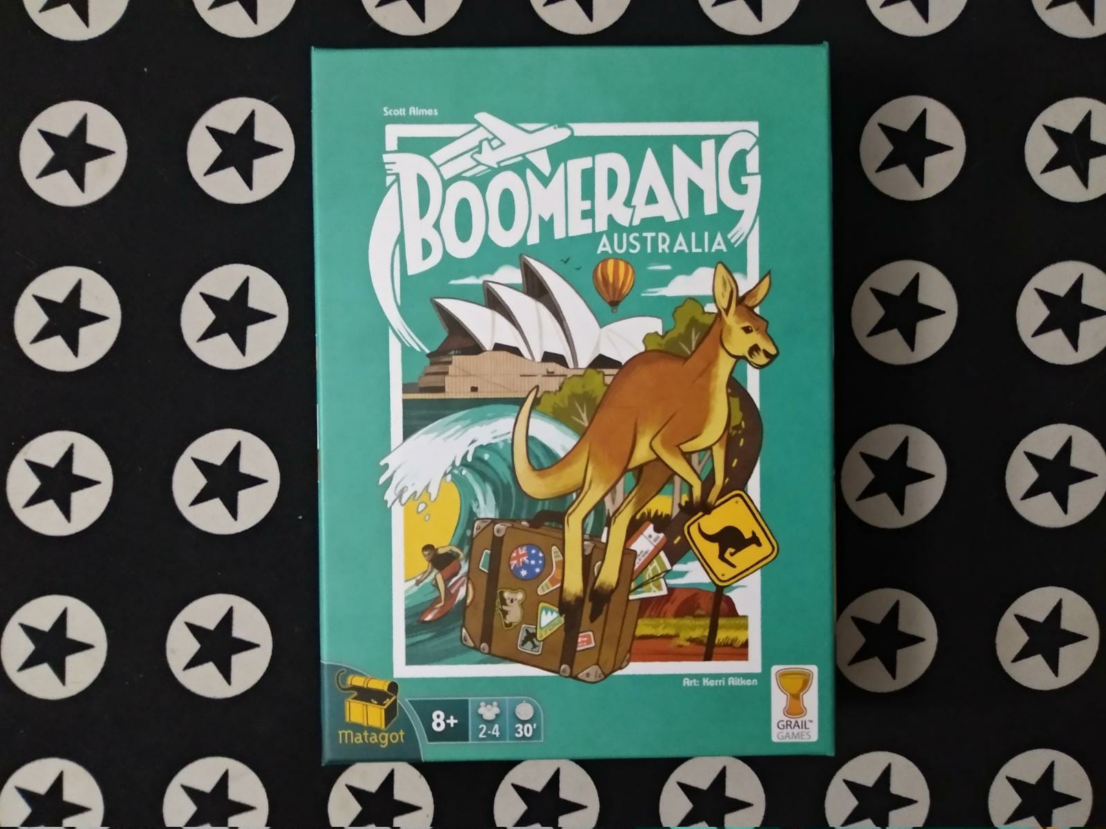 Hoy Jugamos a Boomerang Australia Juegos Roll & Write