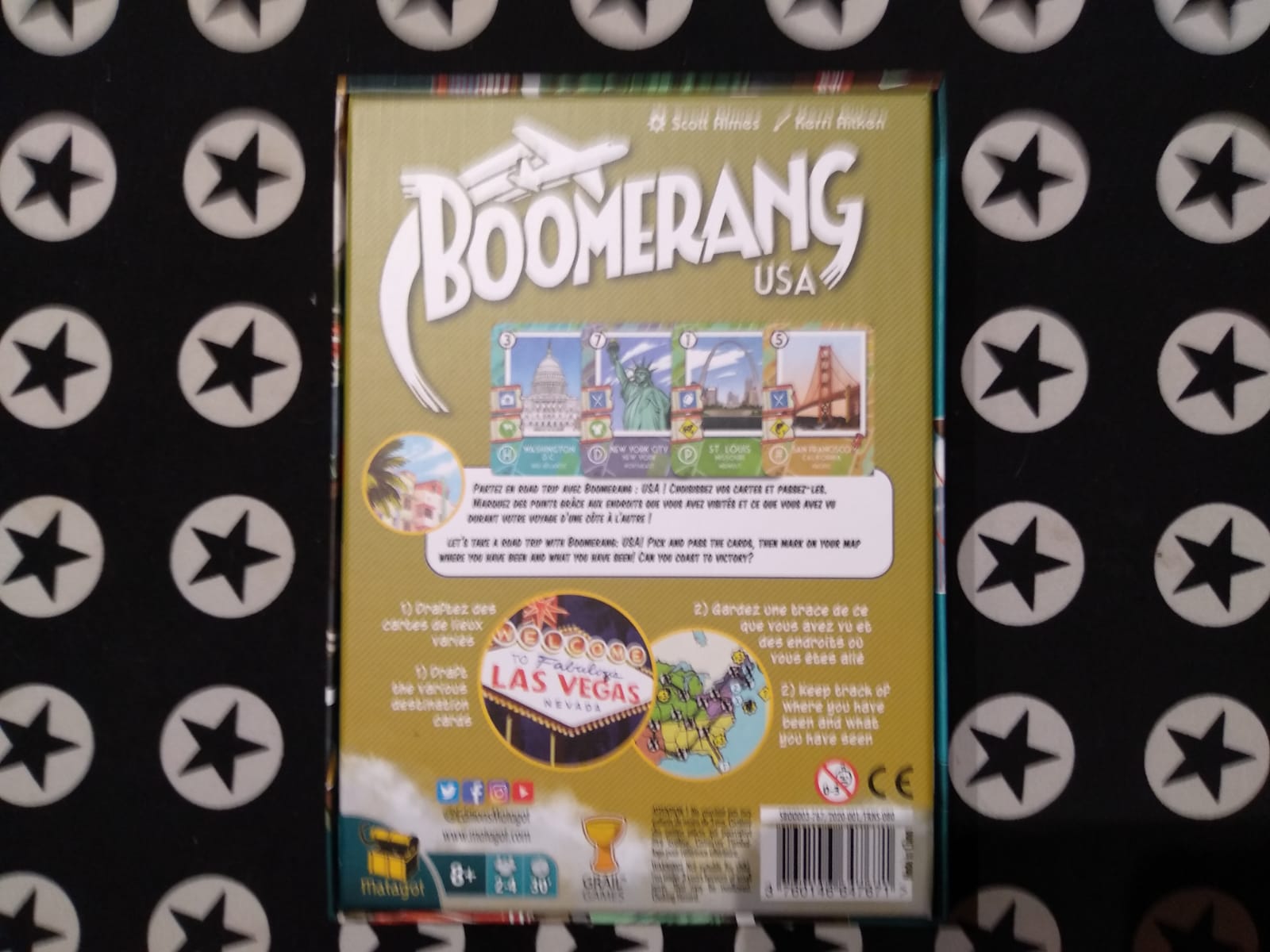 Hoy Jugamos a Boomerang USA Juegos Roll & Write