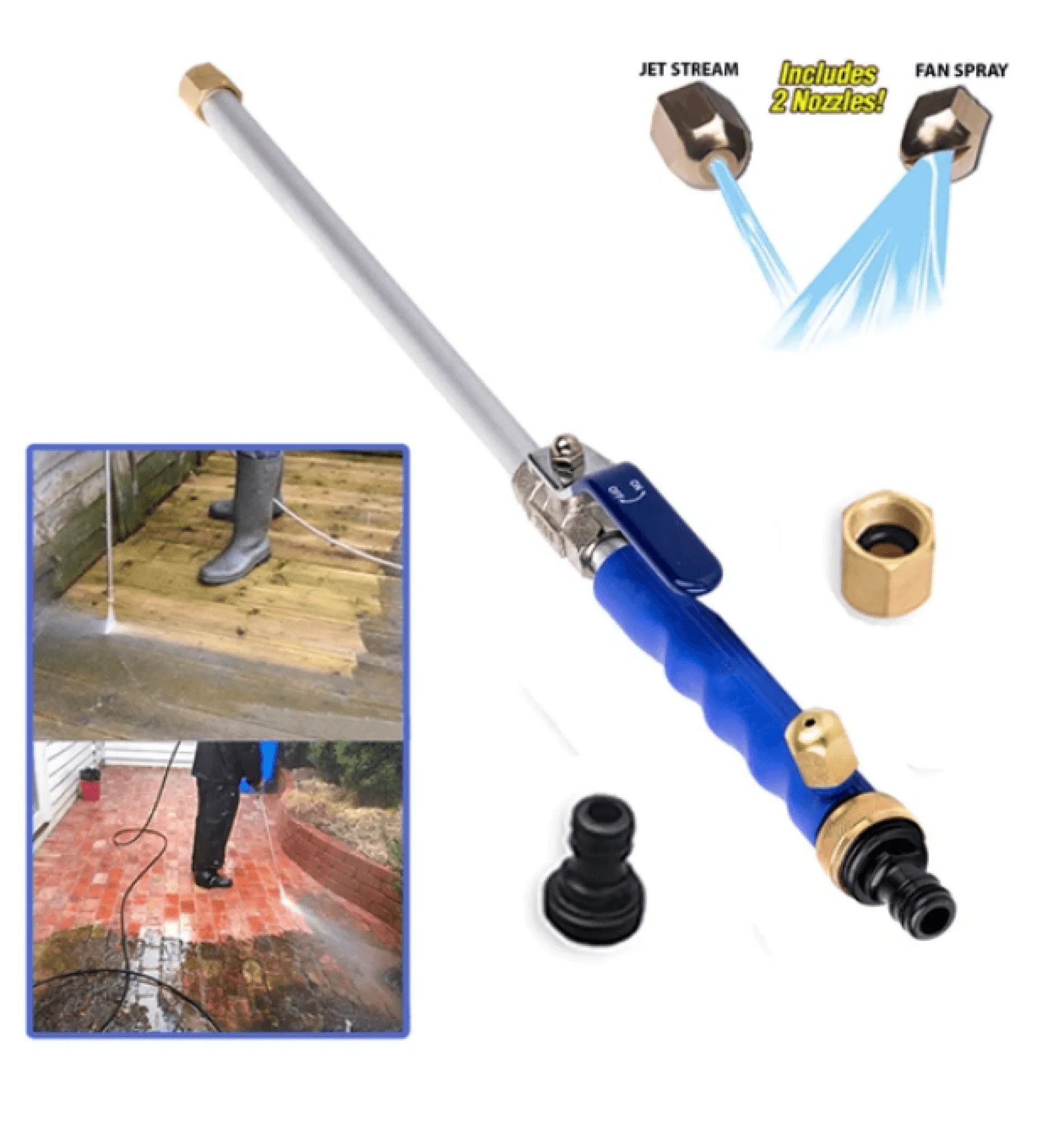 2in1 Hydro Jet Power Washer Home Depot Hose Attachment