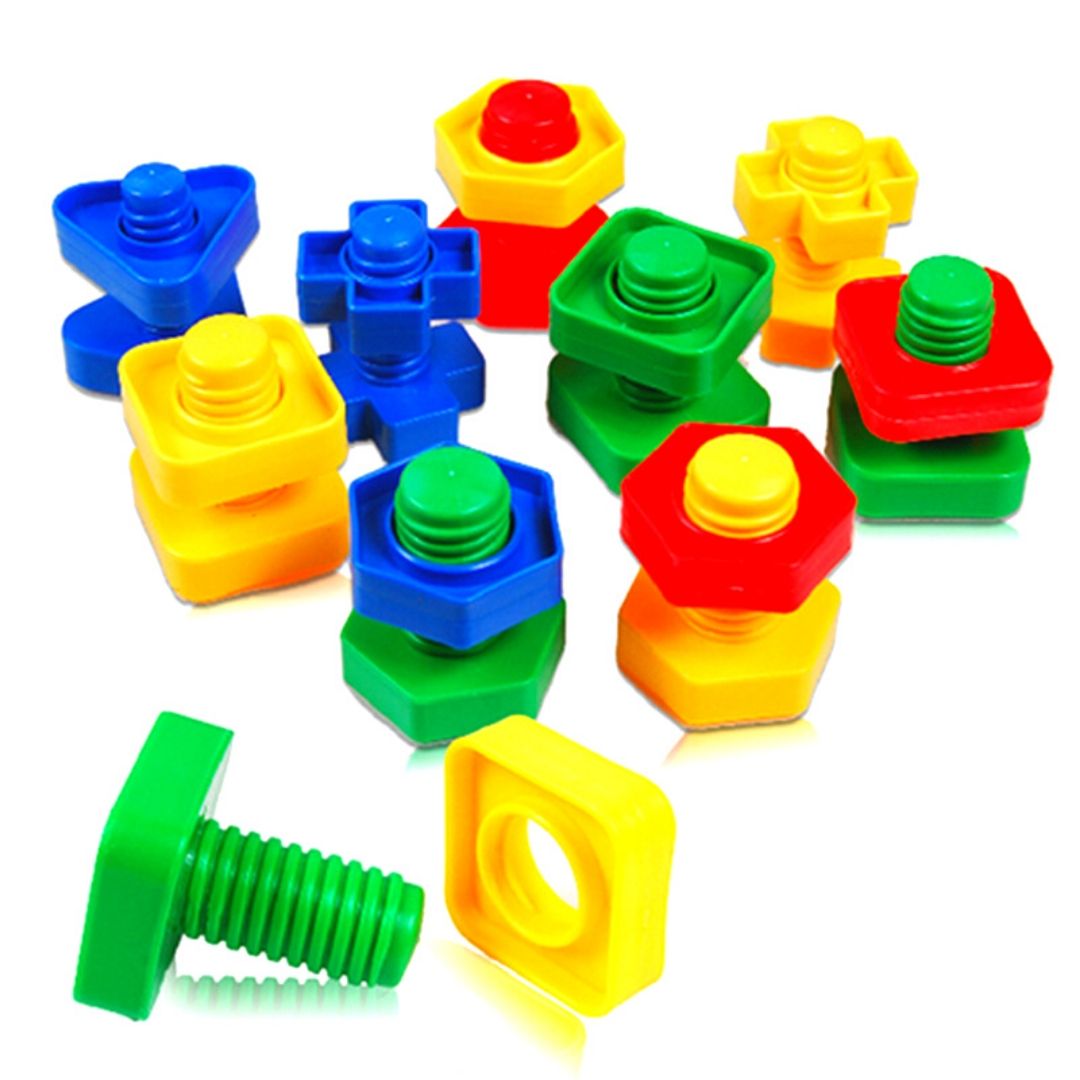 Tuercas y Tornillos Plásticos Jugando Aprendemos