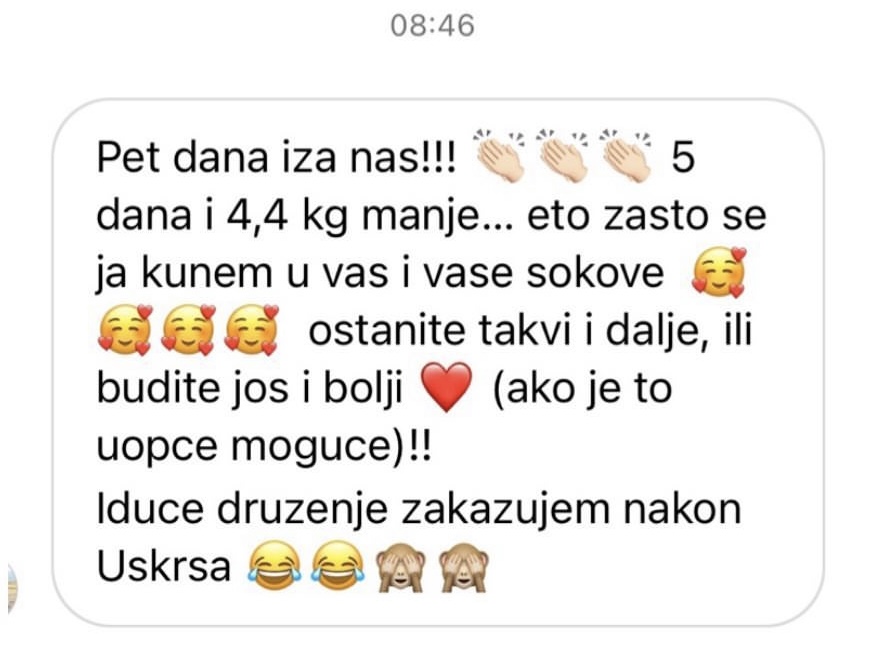 Detox za gubitak kilograma Sokovi za mršavljenje Juicefast