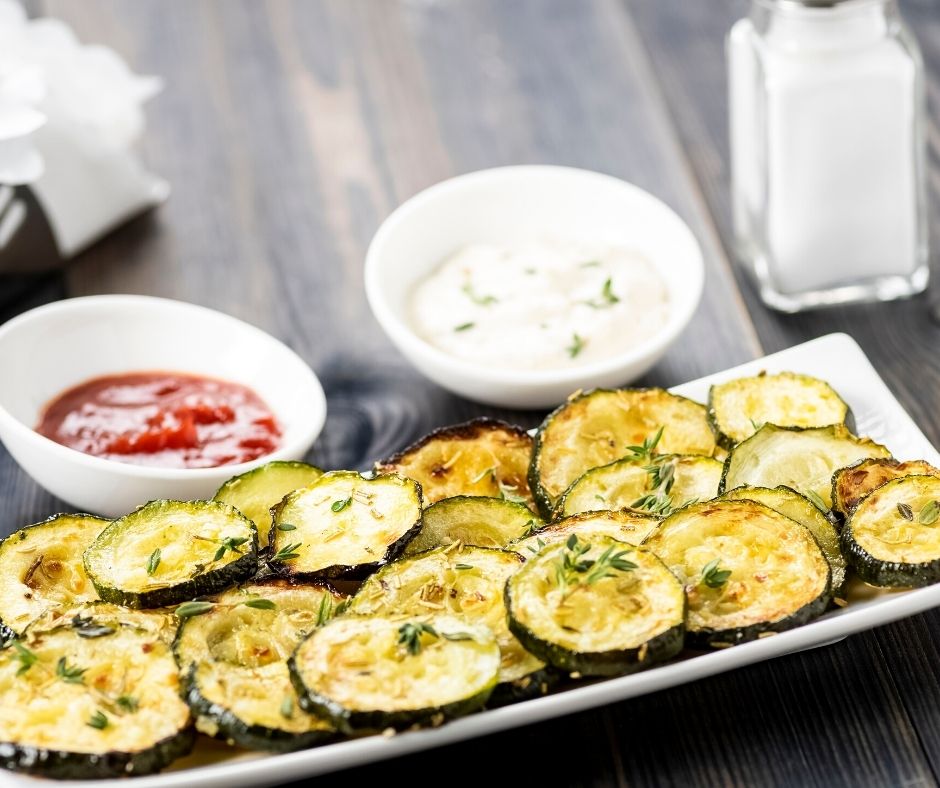 Easy OvenBaked Zucchini Chips