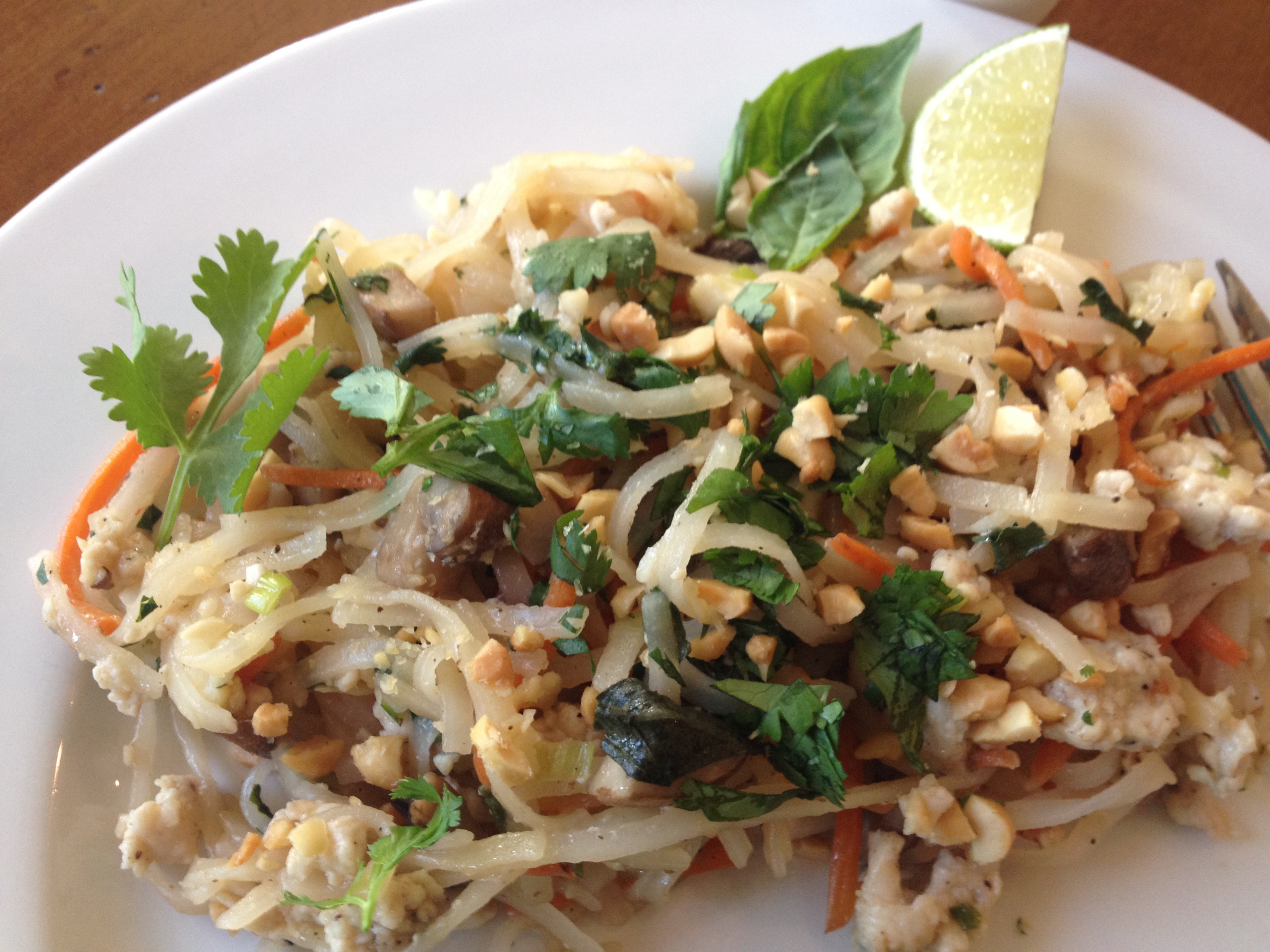 Thai Rice Noodles With Ground Chicken JuicyBites