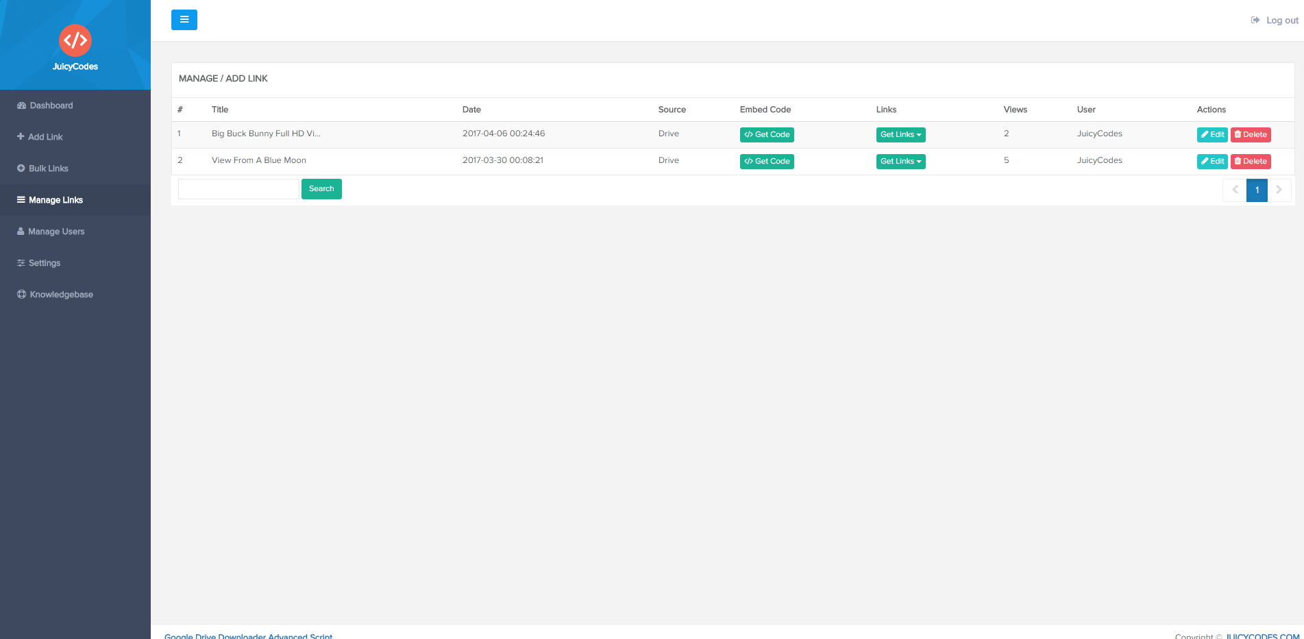 Google Drive Downloader Advanced Script