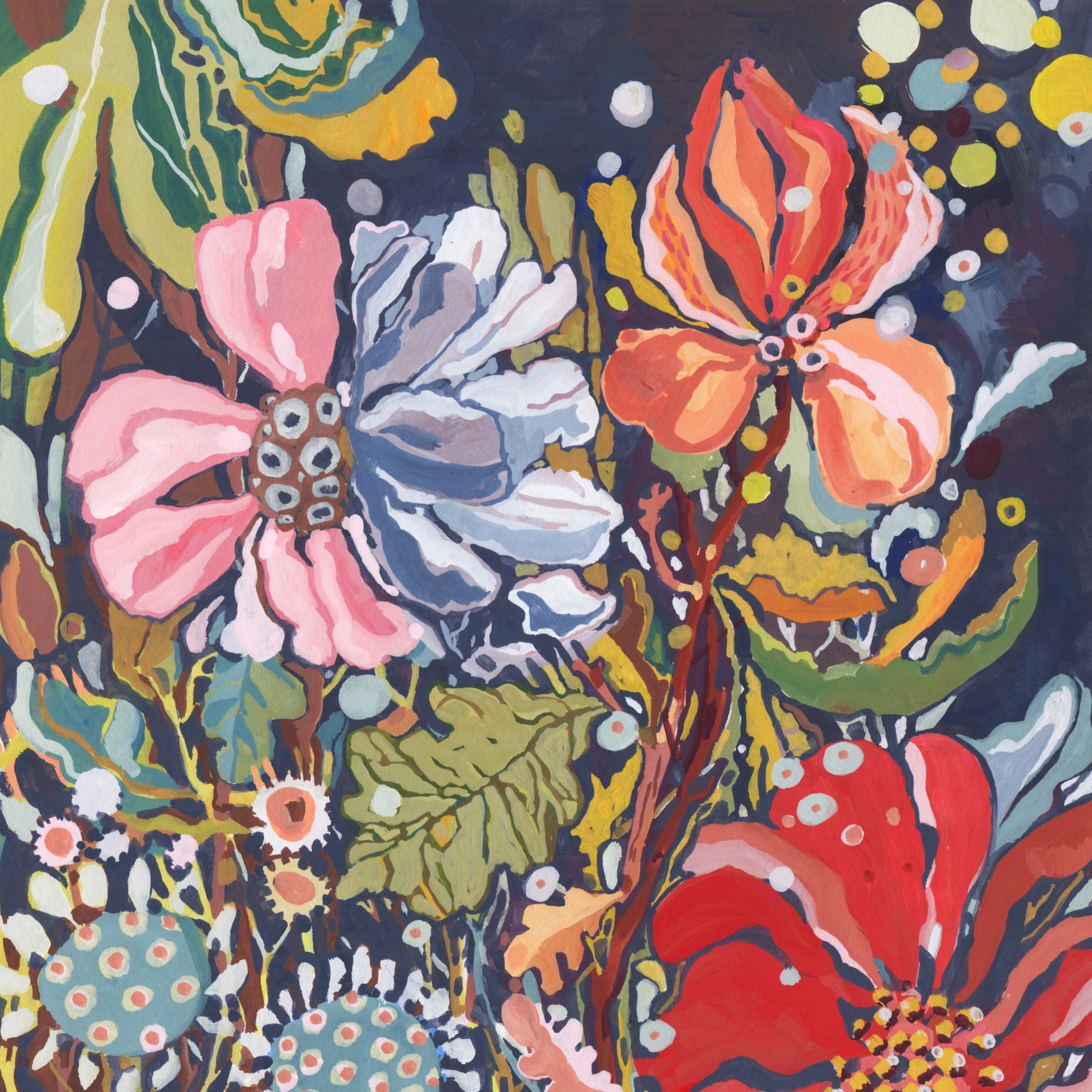 Weird flowers of Change