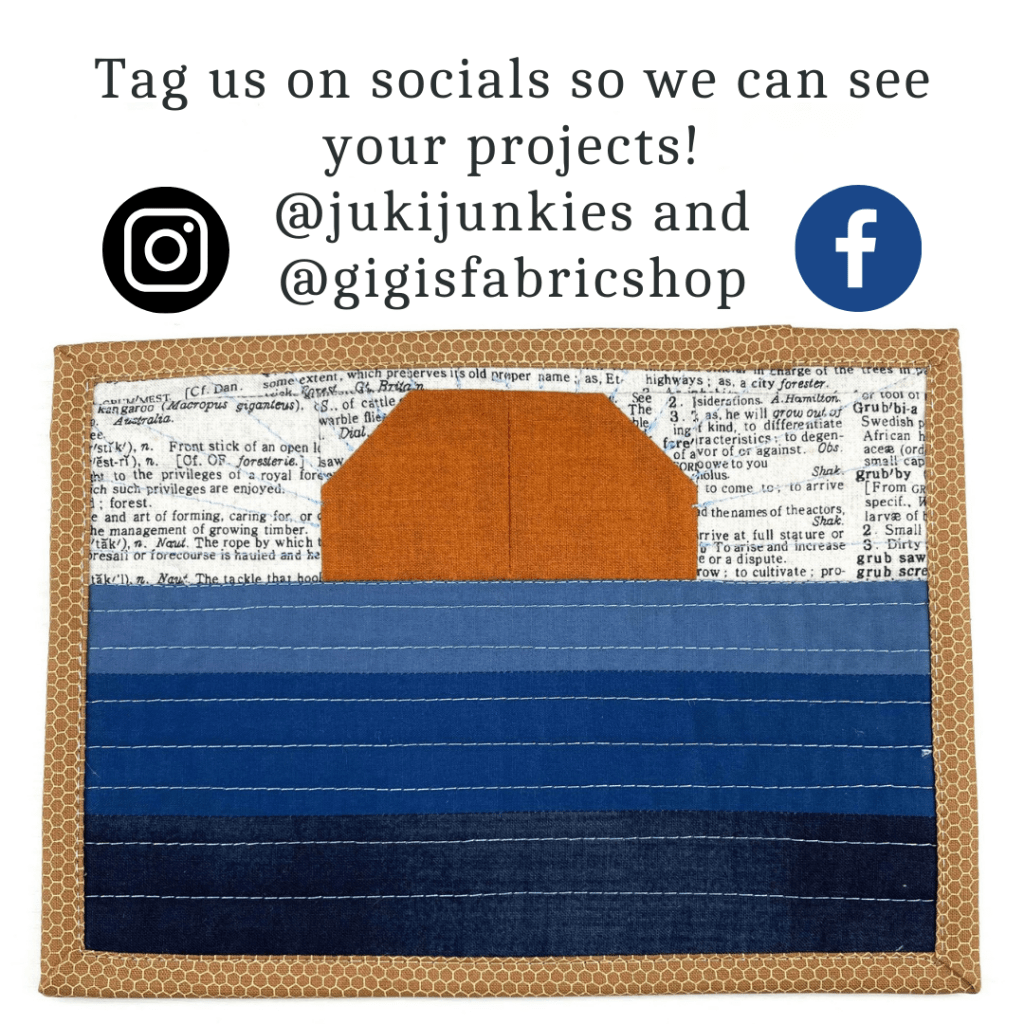 Modern Mug Rug Trio PDF Pattern Juki Junkies