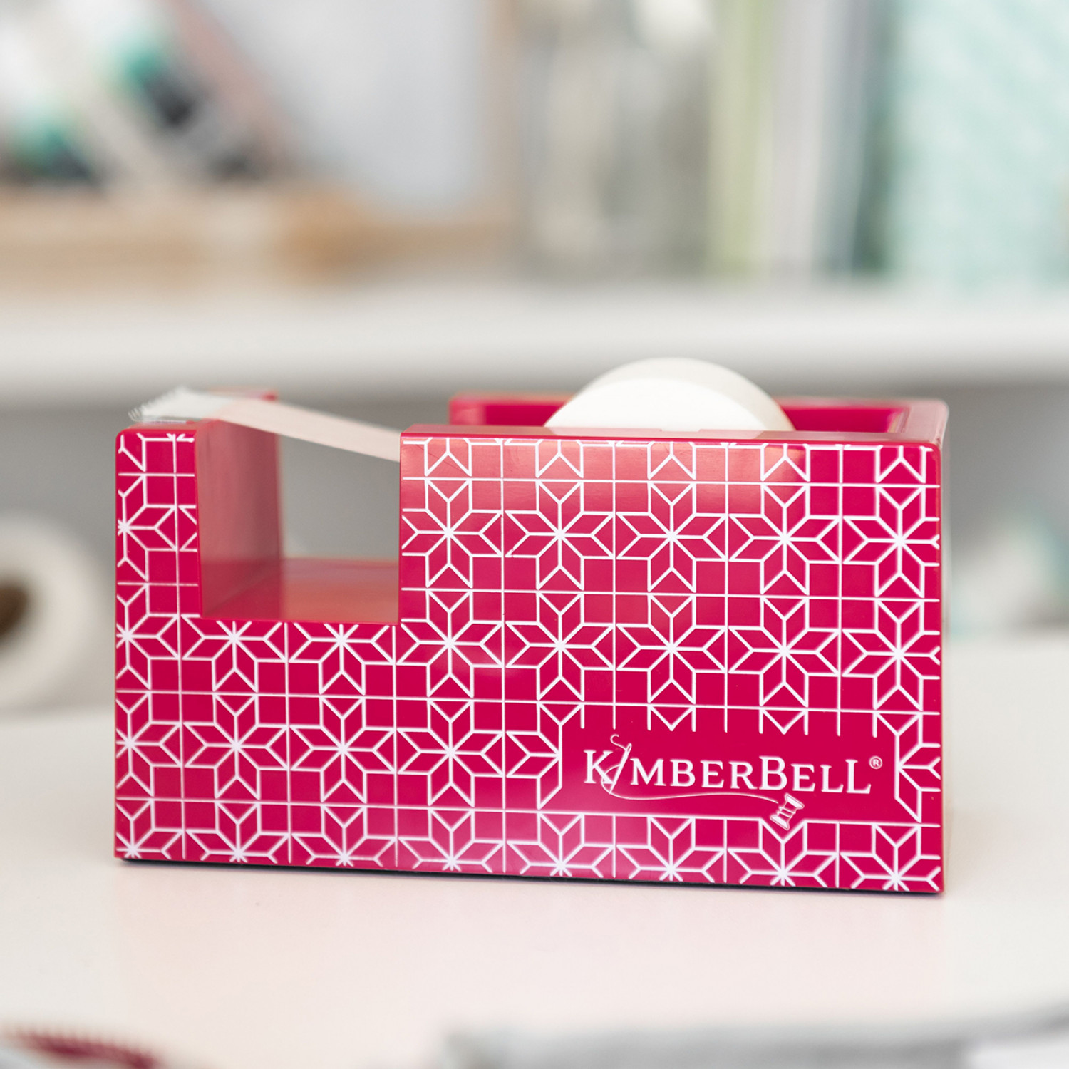 Kimberbell Paper Tape Dispenser Cranberry Star Juki Junkies