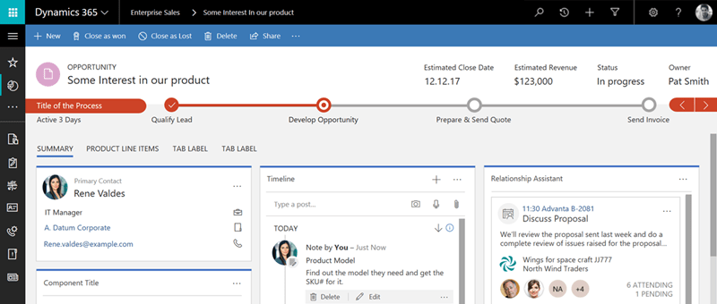 Manage contacts in the Dynamics 365 Sales mobile app