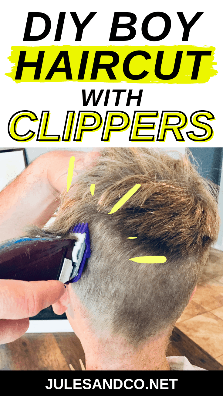 DIY Tutorial Cutting Kids Hair with Clippers at Home Jules & Co