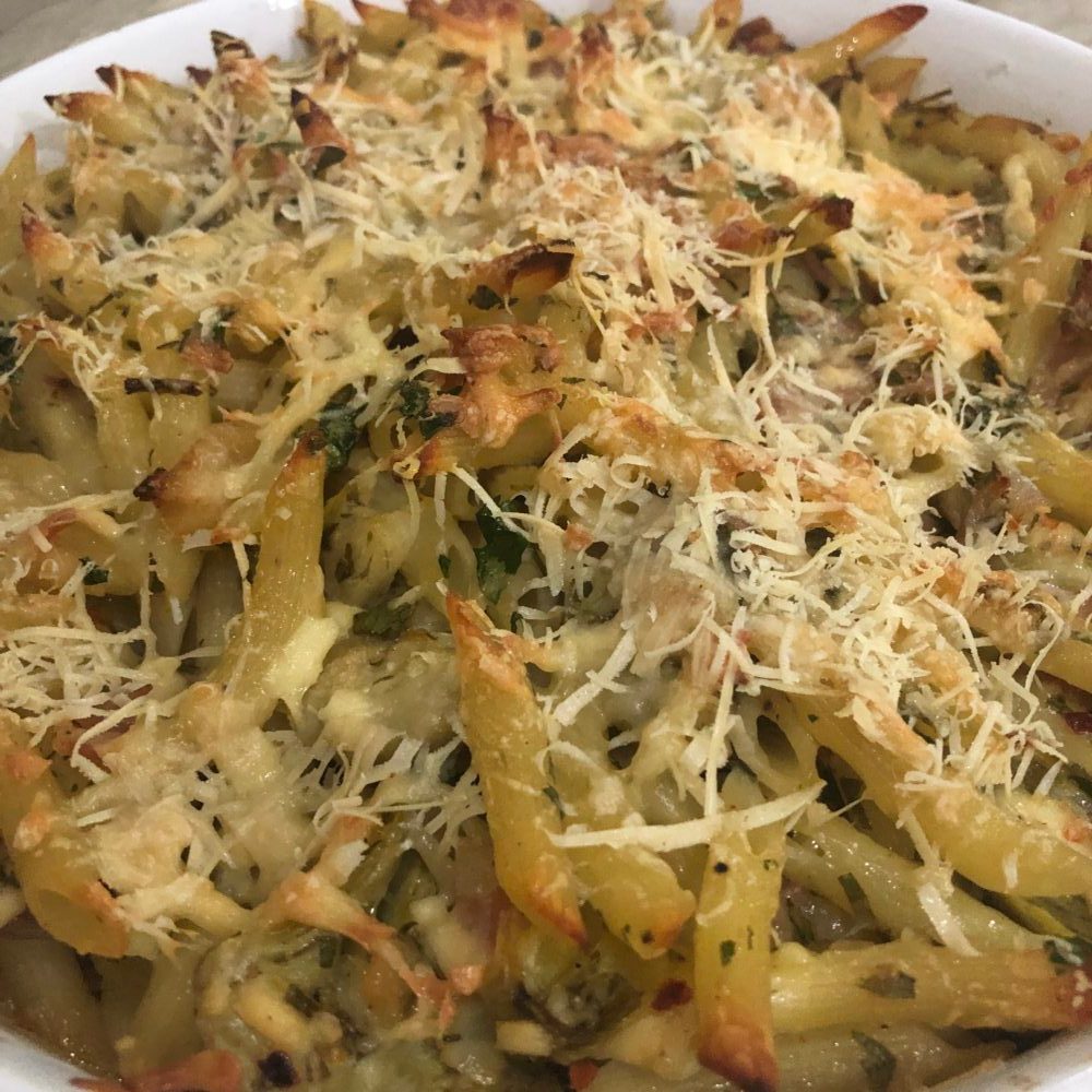 Artichoke Pasta Bake Jules of the Kitchen