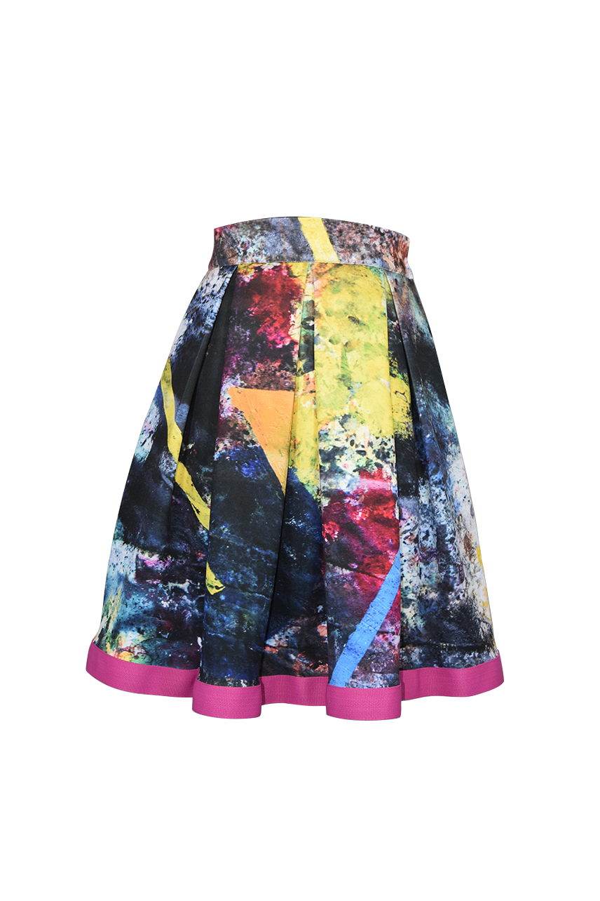 Box pleat skirt Julian