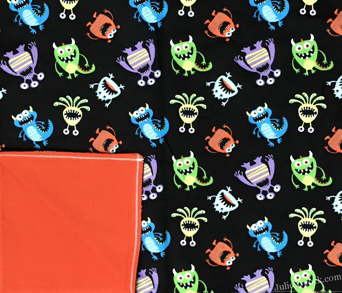 Monsters with Red Receiving Blanket Genuinely Jules