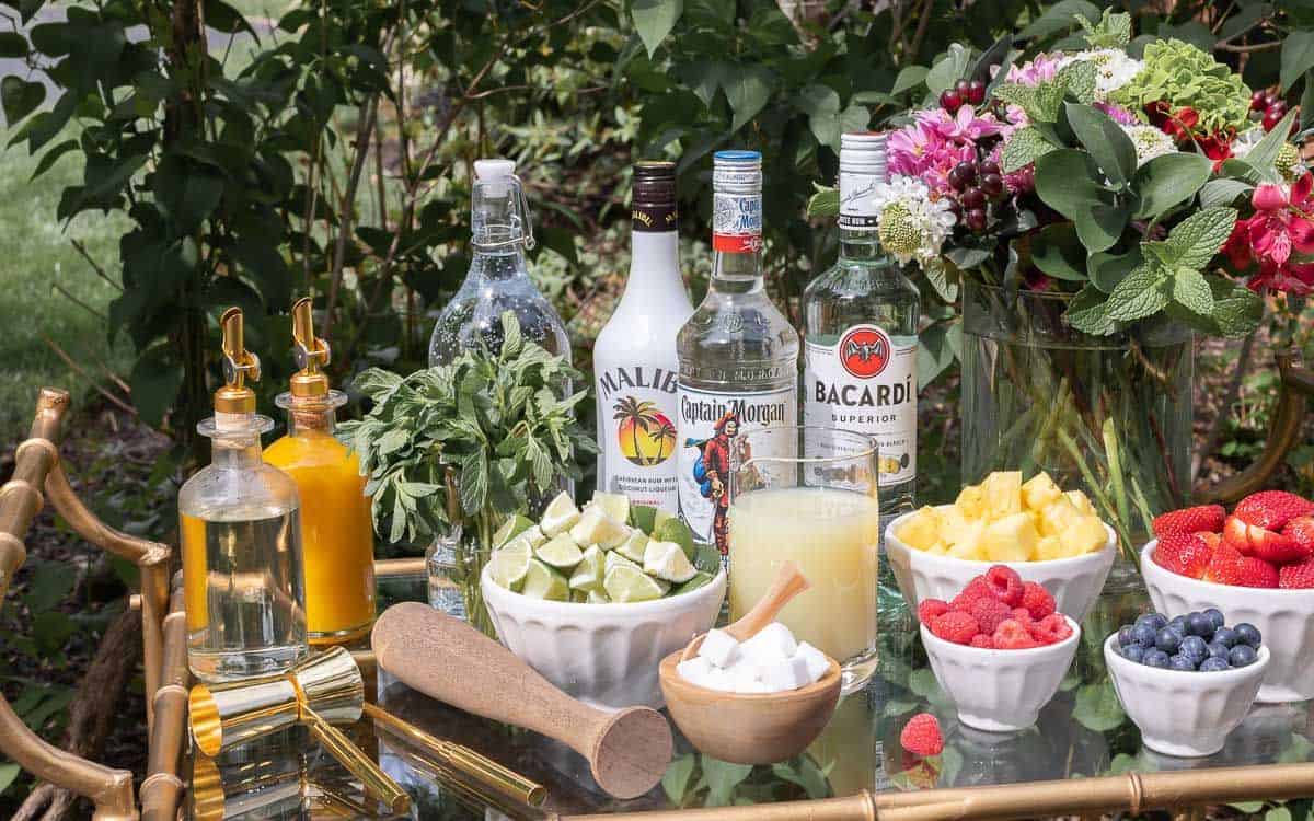 Serve up an EASY Mojito Bar for Parties Julie Blanner