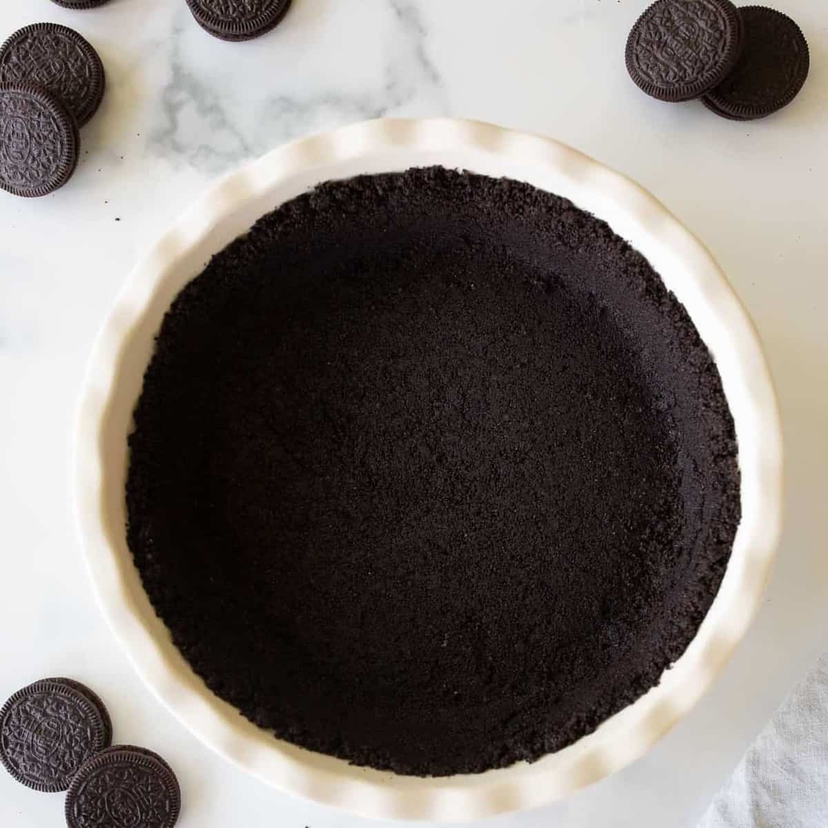 Fast and Easy Oreo Cookie Pie Crust Recipe Julie Blanner
