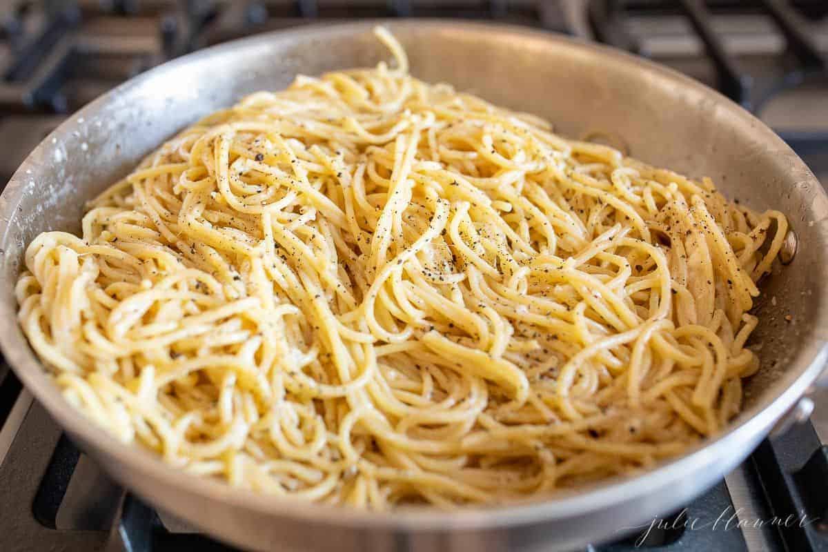 Easy 15 Minute Cacio e Pepe Pasta Recipe Julie Blanner