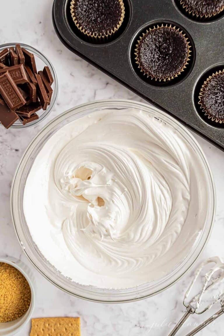 Light and Fluffy Marshmallow Icing Recipe Julie Blanner