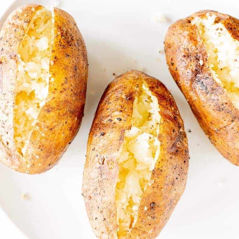 The Easiest Grilled Baked Potatoes in Foil Julie Blanner