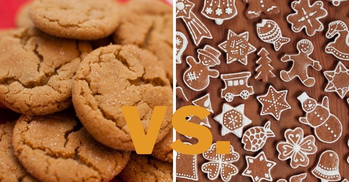 Gingersnaps vs. Gingerbread Differences (& Which Might You Like More)