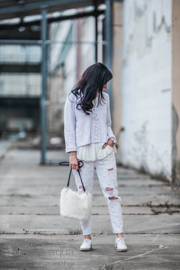 Repeat Cashmere Pulli & Perlenjeans Julies Dresscode