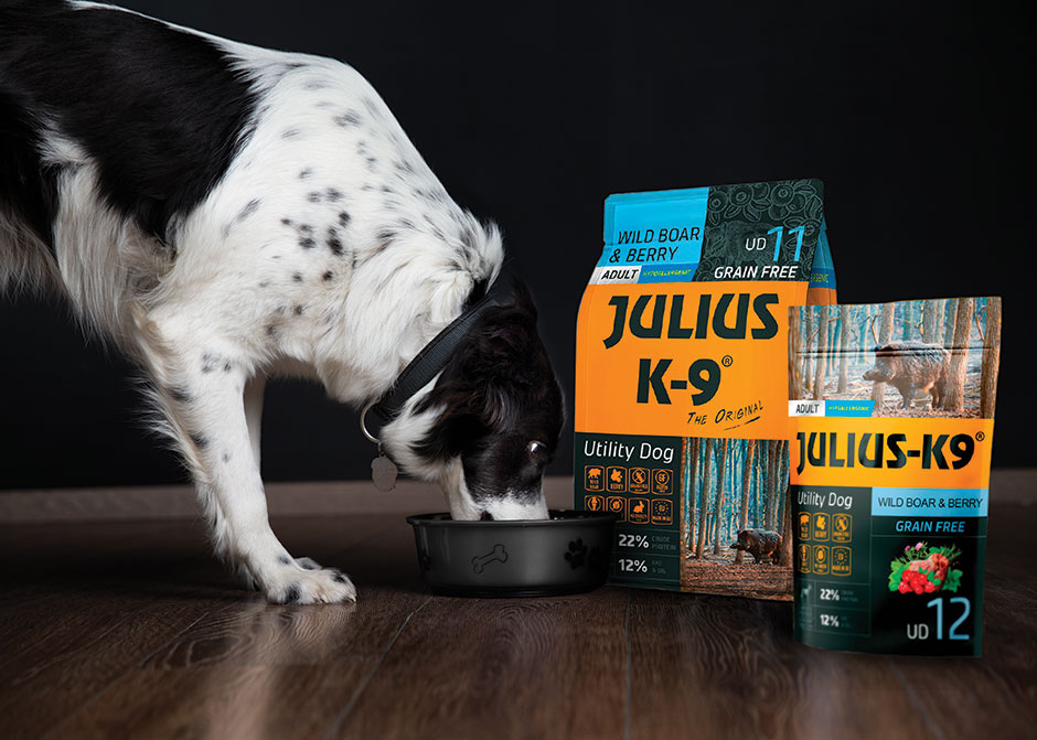 Julius K9 Professional Grain Free Premium dog food for all activities