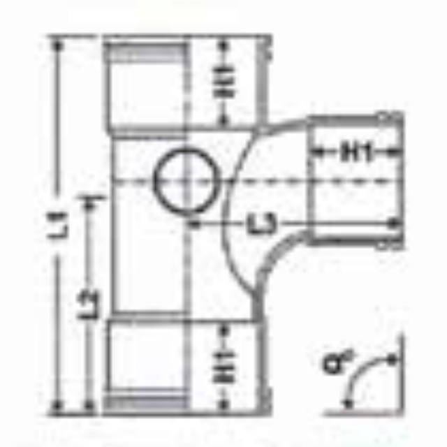 UPVC Reducer Tee Juma Plastic Pipes and Fittings