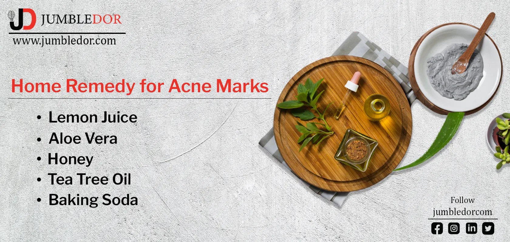 5 home remedies to deal with acne marks Jumbledor