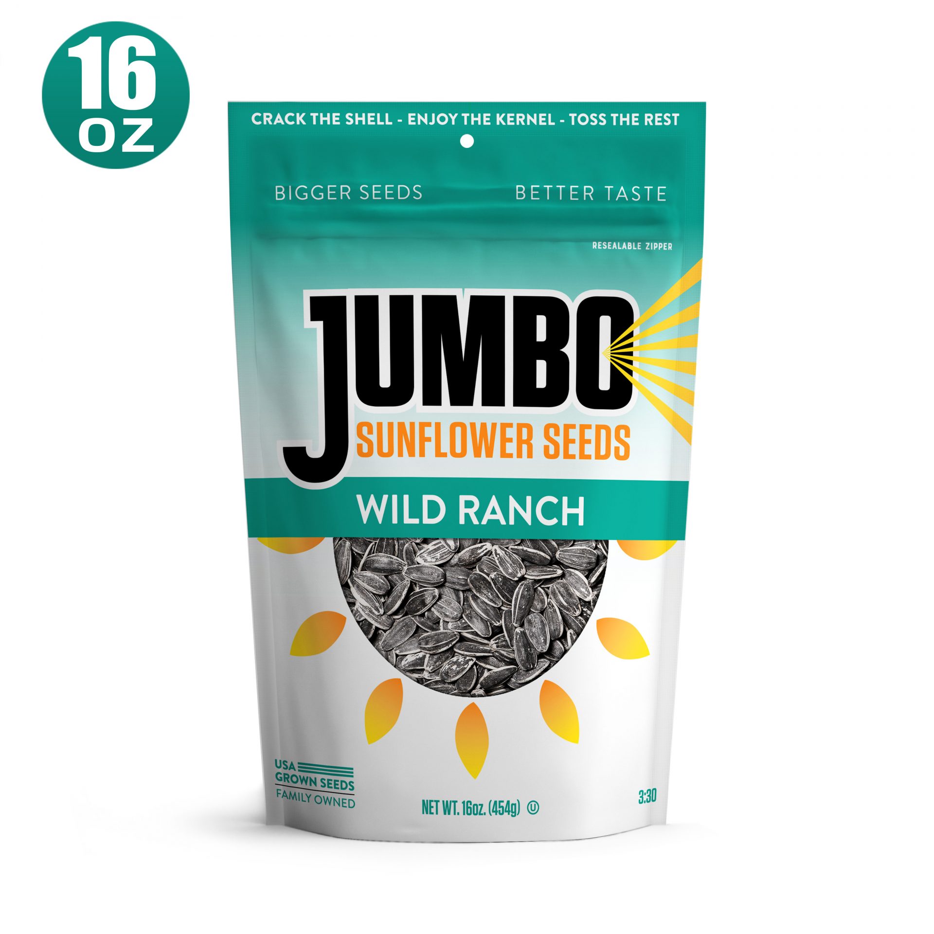 Jumbo Sunflower Seeds Wild Ranch (16 oz) Jumbo Sunflower Seeds