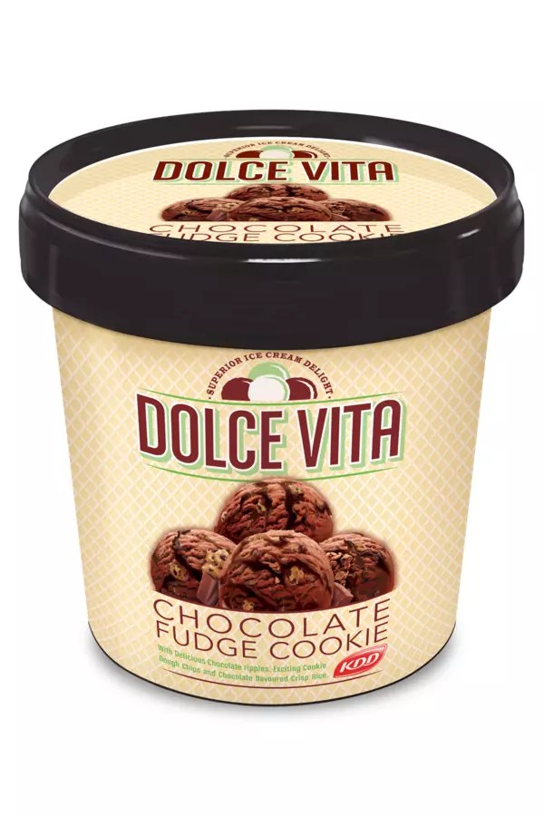 ايس كريم فاخر دولسي حلوى الكوكيز باشوكولاتة جملة Chocolate Fudge