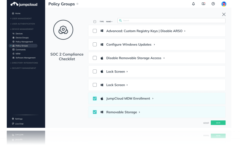 Custom Conditional Access Policies - JumpCloud
