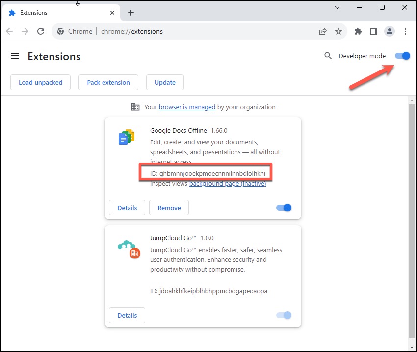 Create Mac or Windows Chrome ForceInstalled Extension List Policy