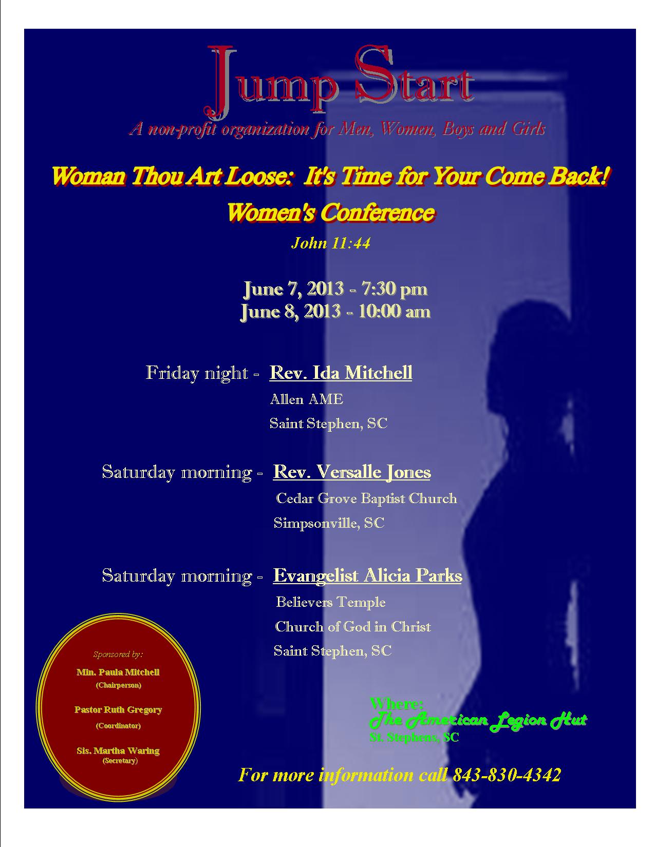 Jump Start A Ministry conquering our community and touching people’s