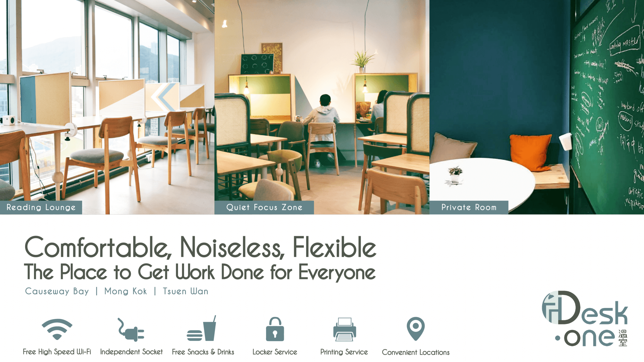 Deskone, The Pioneer Of OnDemand Coworkstudy Space, Opens Its Third