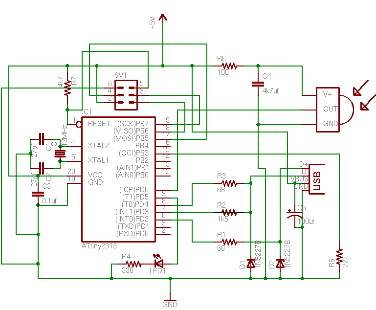 USB IR Receiver Jumptuck