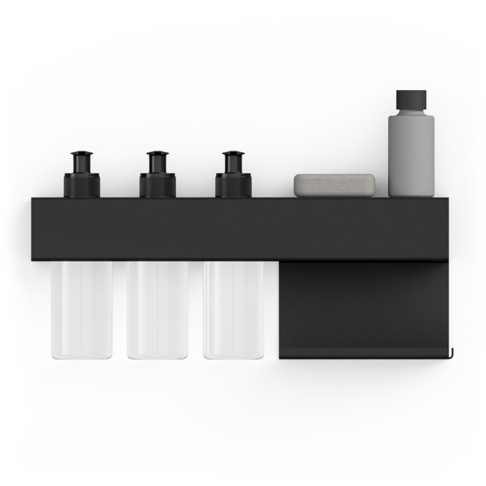 BATH RACK BLACK Juncher Design