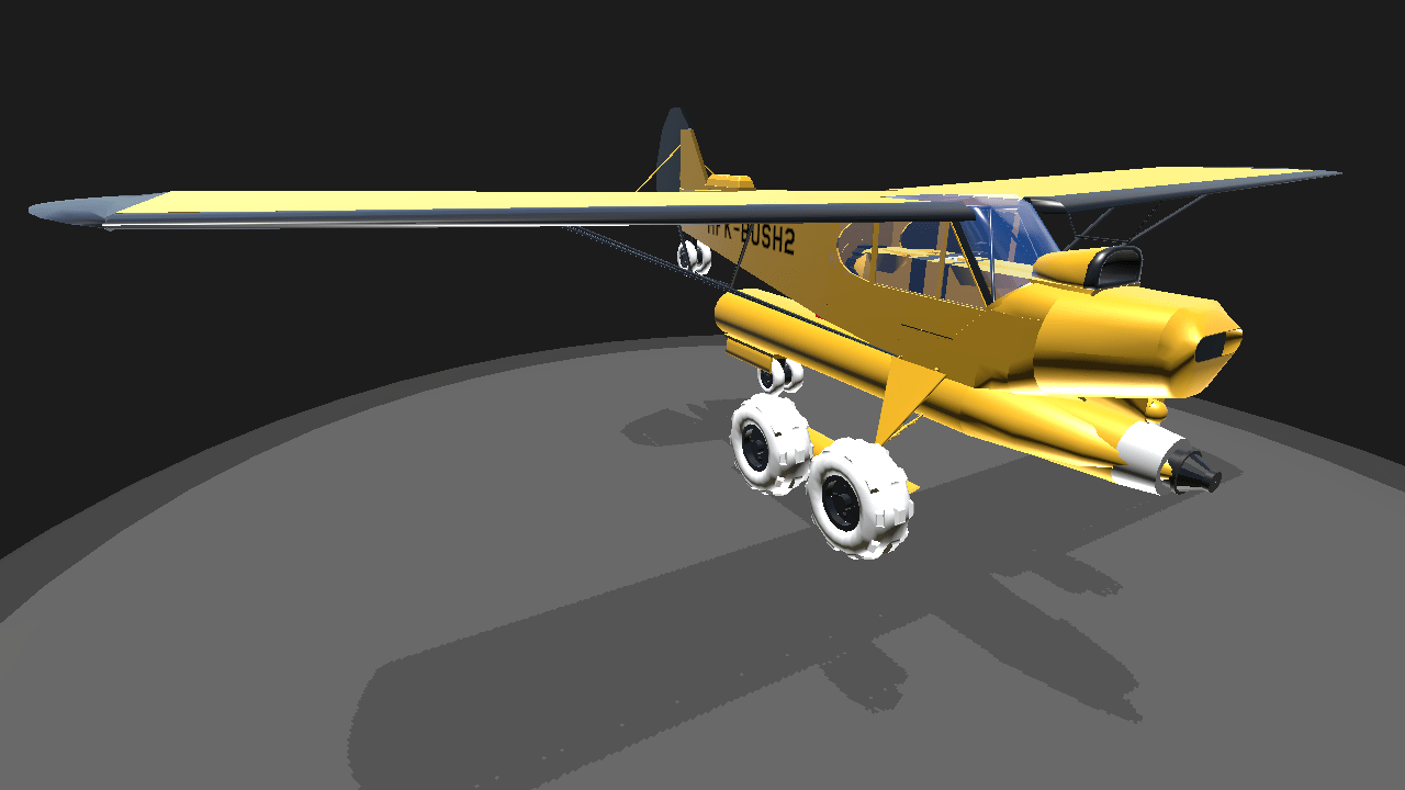 SimplePlanes Bush Plane suspension bomb test 2