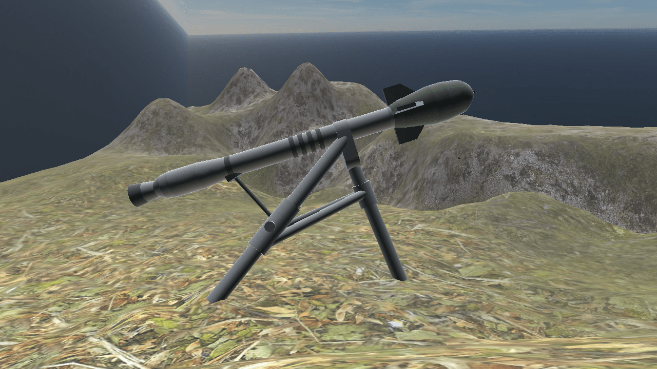 SimplePlanes Davy Crockett (Tactical Nuclear Launcher)