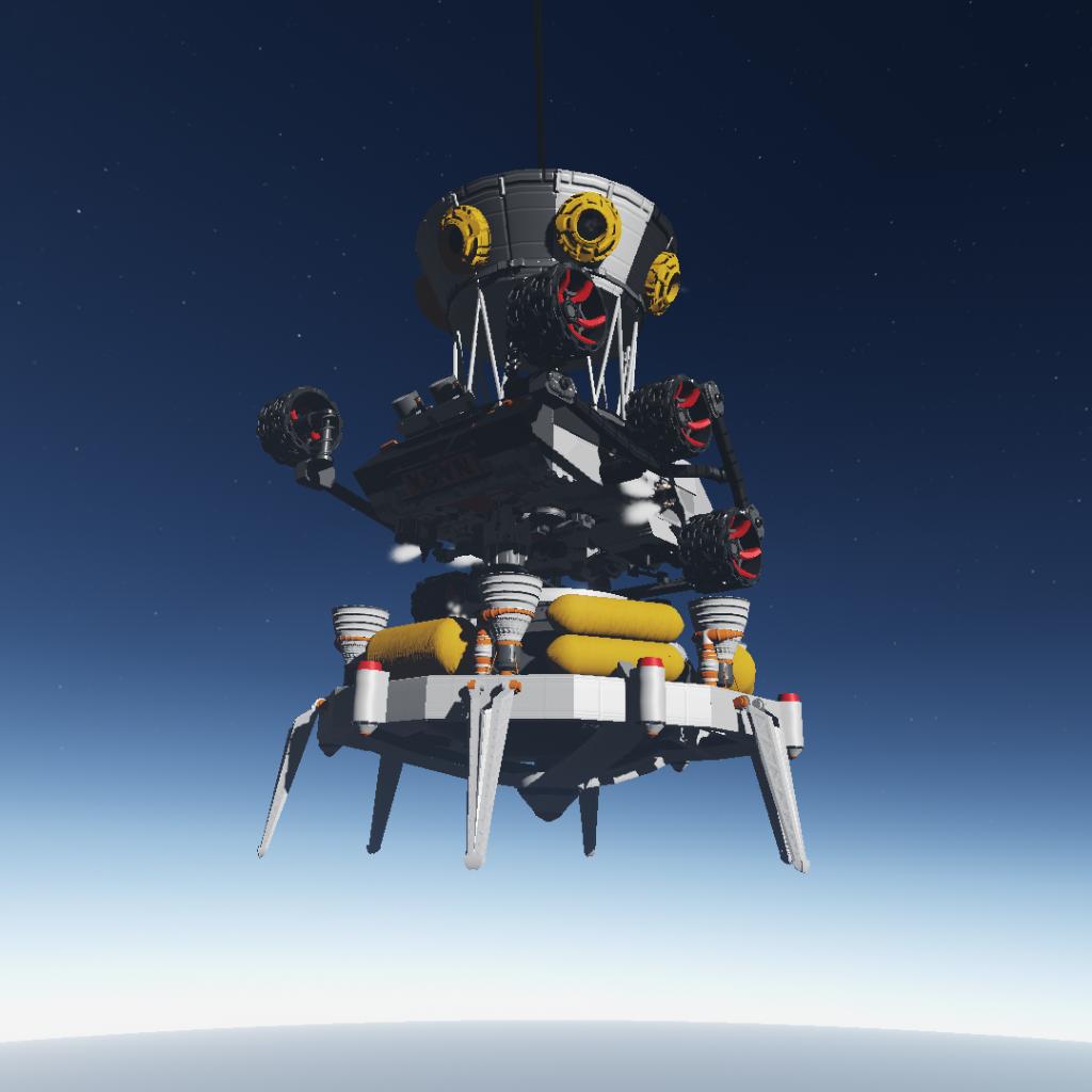 SimpleRockets 2 CuriositySky Crane8