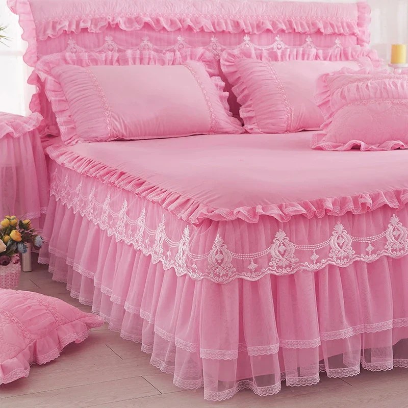 Princess Lace Bedding Set Juneptune