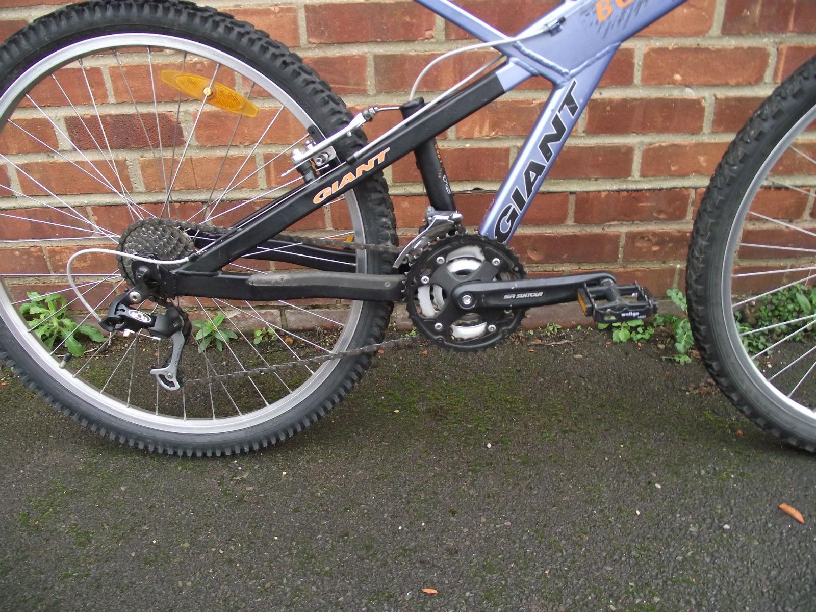 Giant Box Three Freeride Series Mountain Bike Blue, Light Blue, Purple