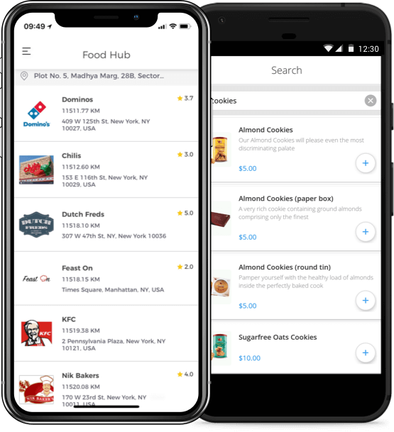The best food industry related live demos for your online marketplace