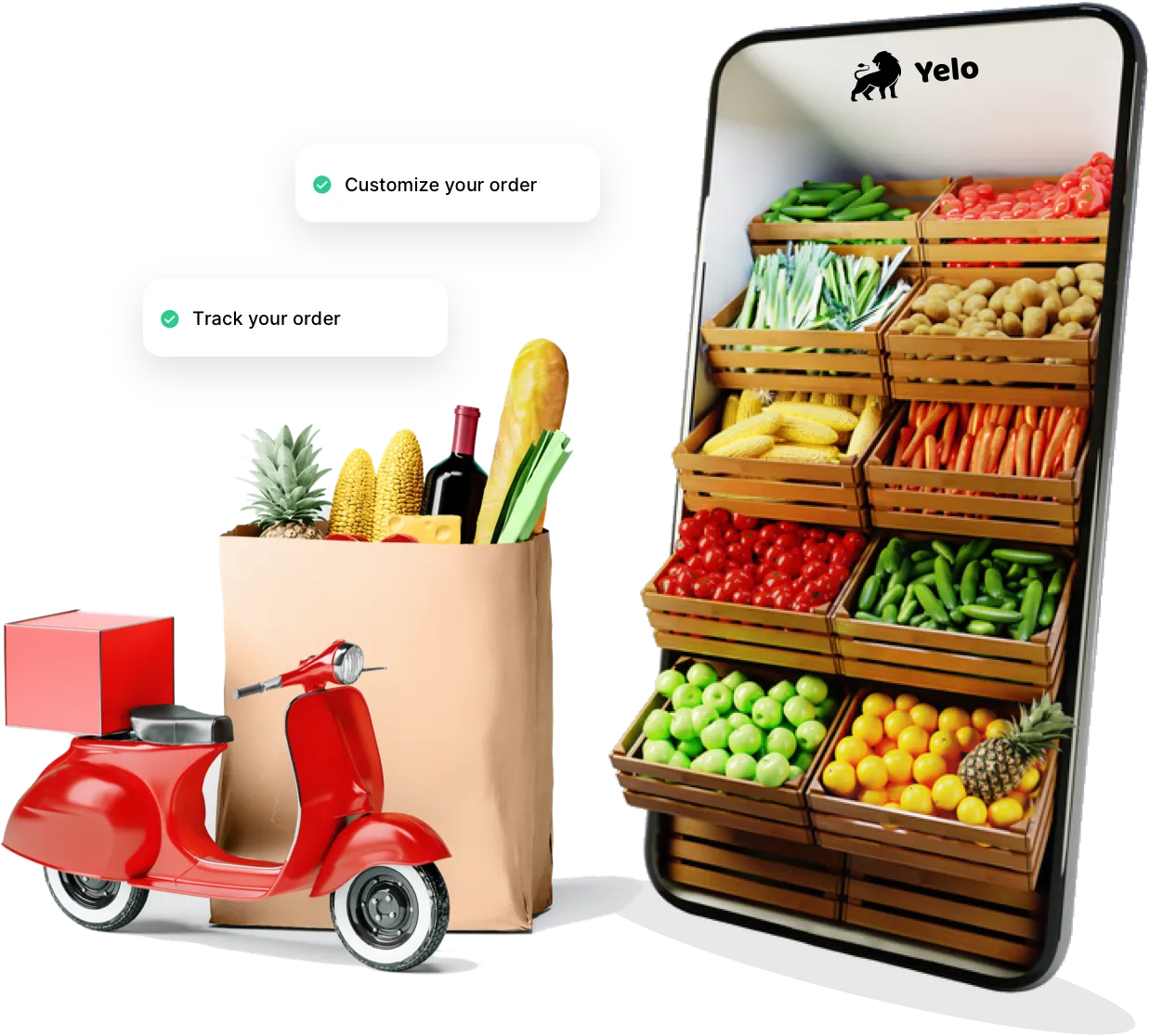 Grocery Delivery App Offer 10mins delivery to your customers
