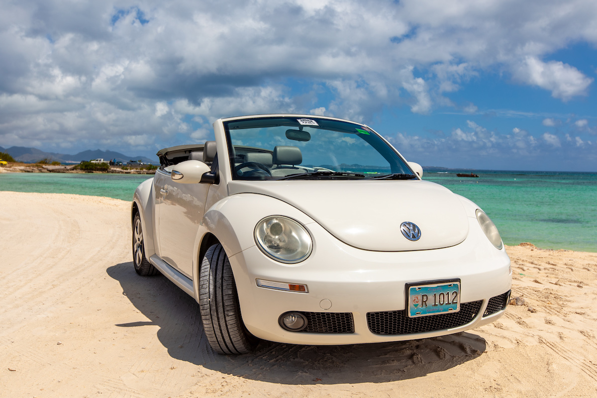 Convertible Junie's Car Rental, Anguilla