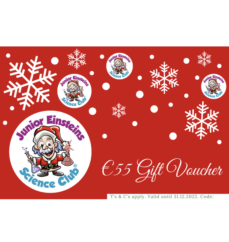 Award Winning Science Experience, €55 Gift Voucher Junior Einsteins
