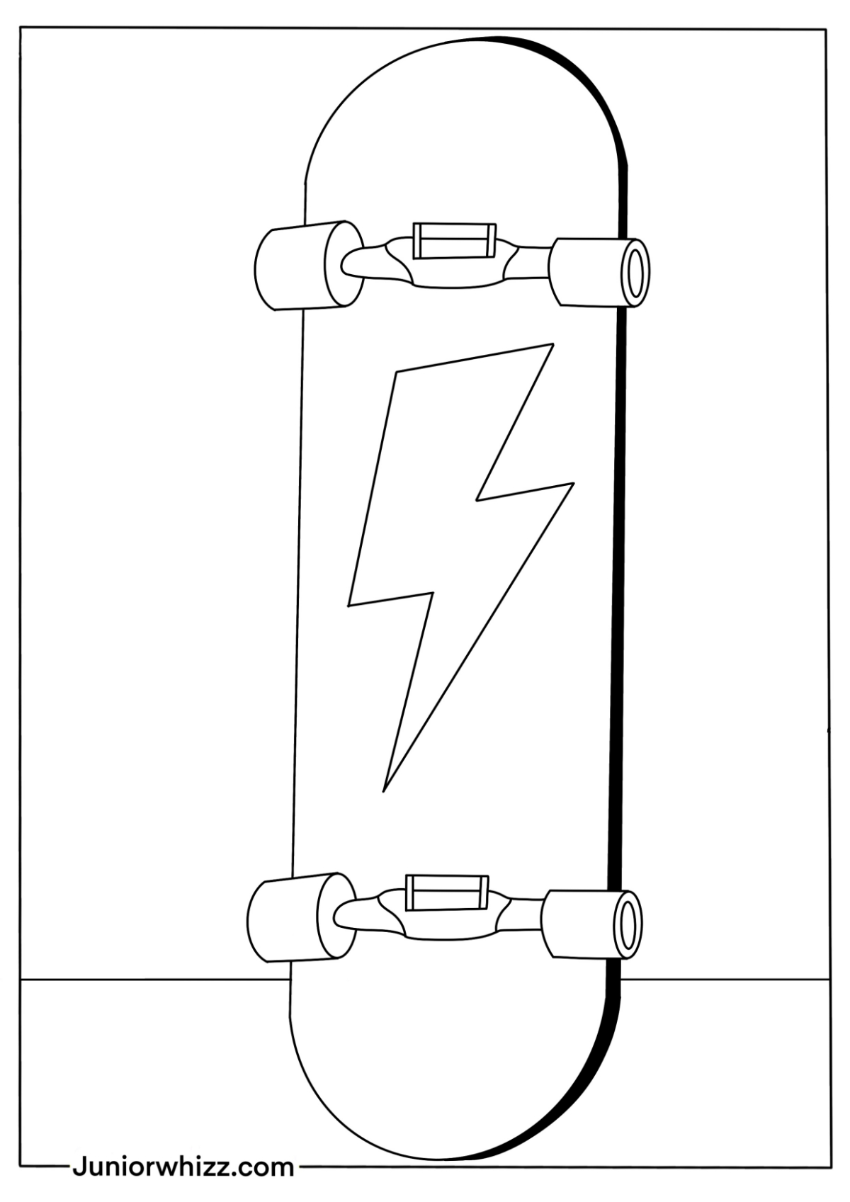 Skateboard Coloring Pages (14 Free Printable PDFs)
