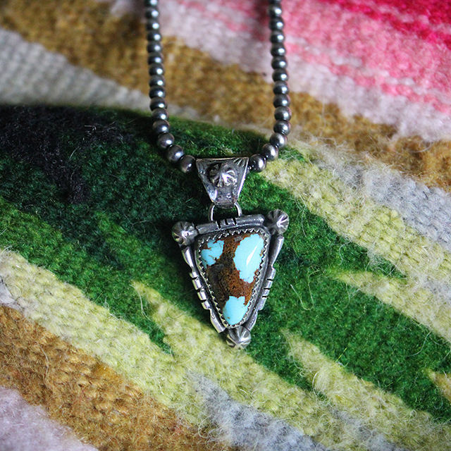 Arrowhead Necklace Juniper Silver