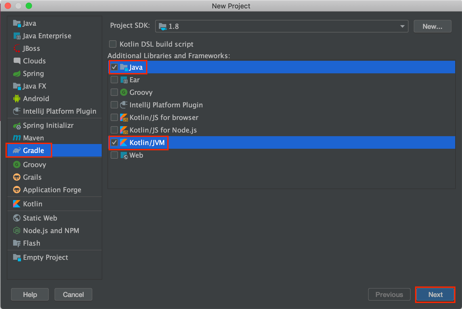 intelliJ에서 Gradle을 이용한 Kotlin 프로젝트 생성하기 Junjangsee's Blog
