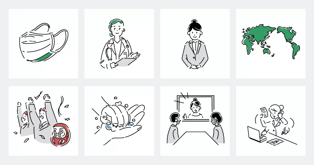 テイストが揃っていて使いやすいイラスト素材配布サイト「Loose Drawing」