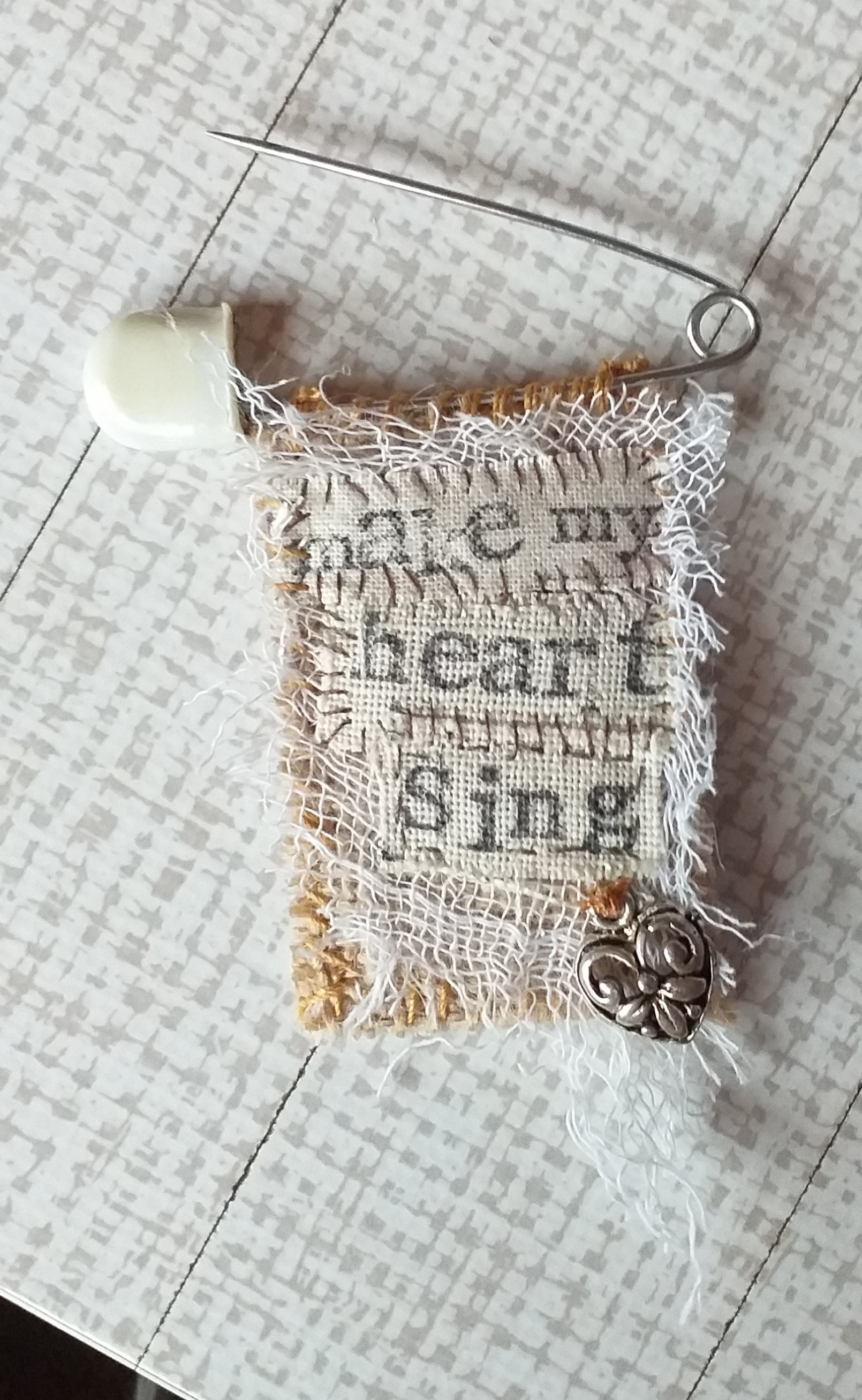 safety pin brooch and new shop junk4joy