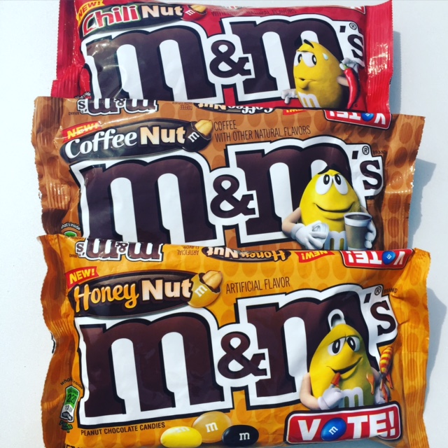 REVIEW M&M's "Vote For Your Favorite Peanut" Contest (Honey Nut M&M's